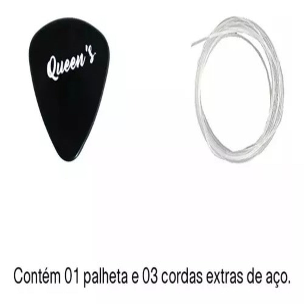 Violão Musical Para Iniciantes Acústico Queen's Violão Musical Para Iniciantes Acústico Queen's